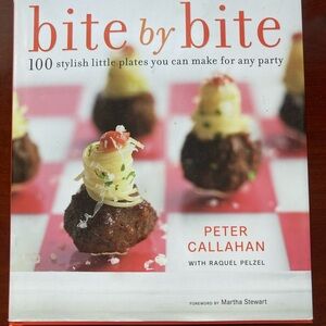 Callahan Bite by Bite Party Recipe Book - Red and White